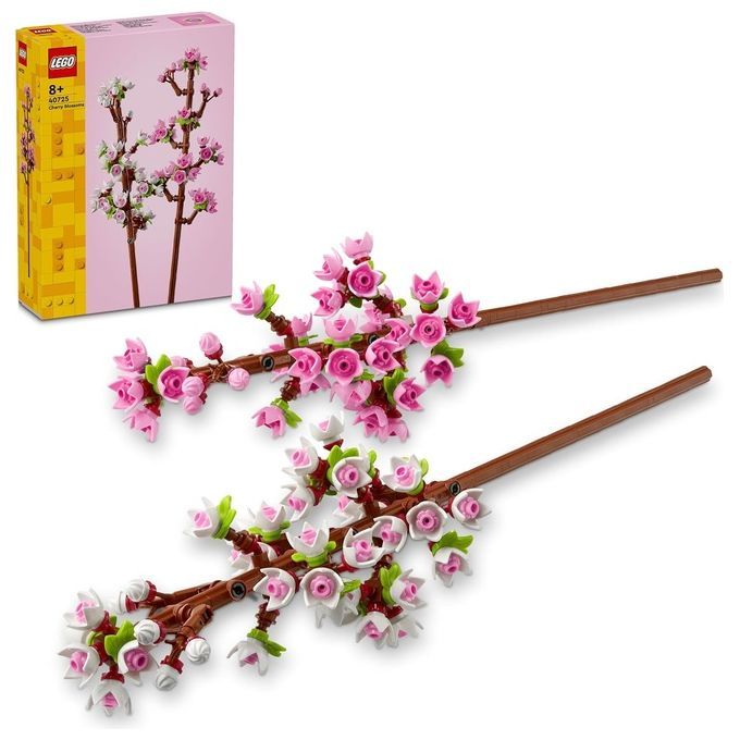 LEGO Creator 40725 Fiori di Ciliegio, Set per Adulti e Bambini 8+ Anni, Regalo per San Valentino, p