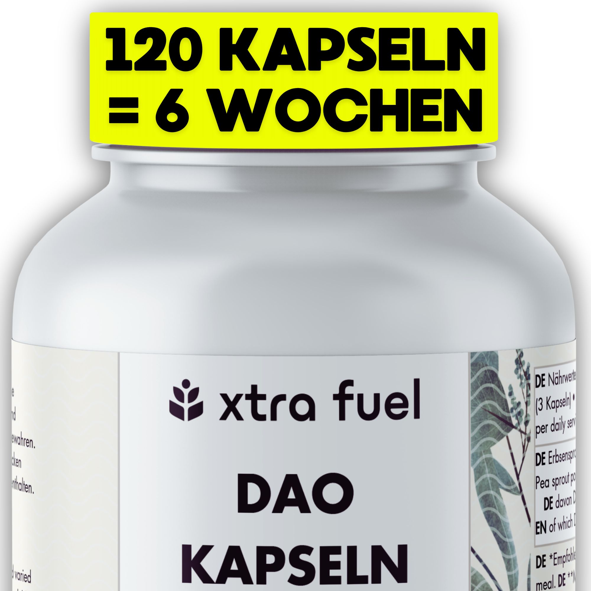 XTRA FUEL | Integratore con DAO - Enzima Diamminossidasi 300.000 HDU