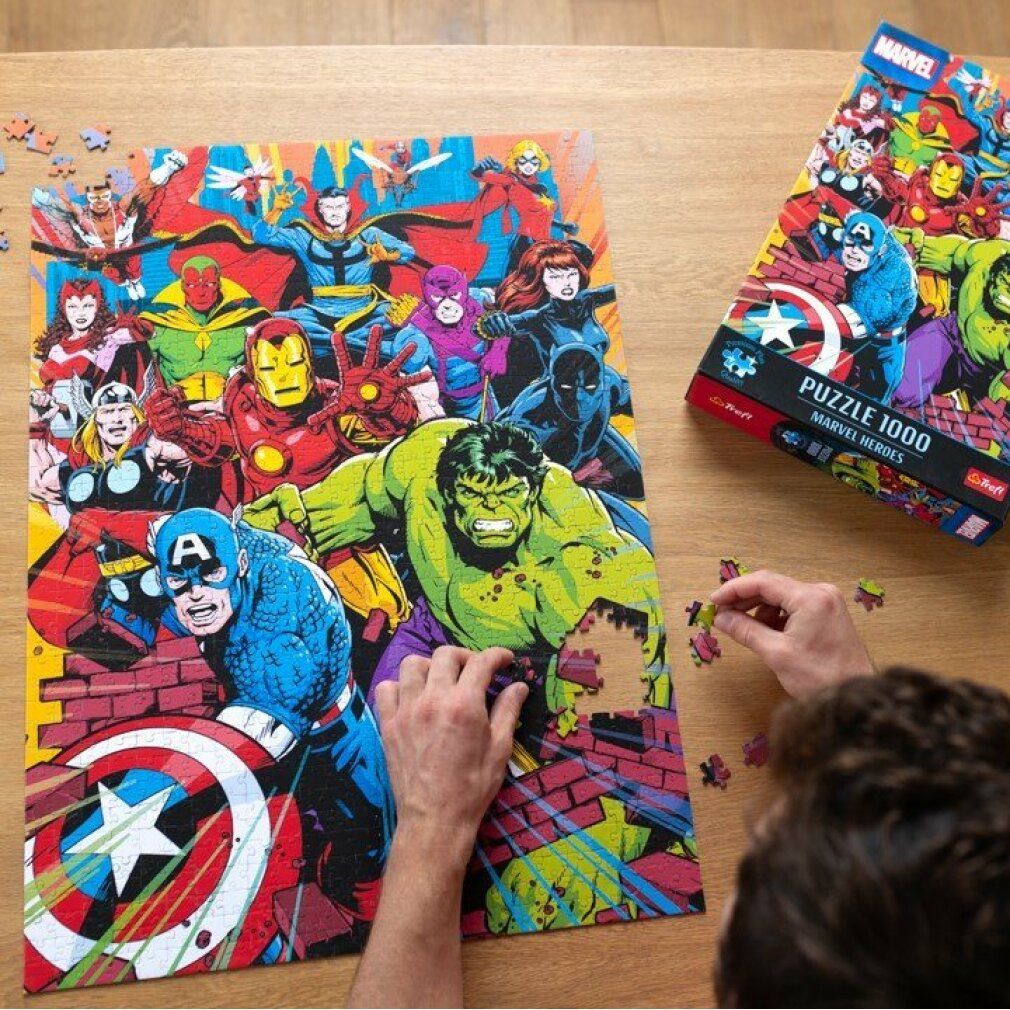 trefl Puzzle Premium Plus Marvel: Heroes of Marvel 1000 pezzi