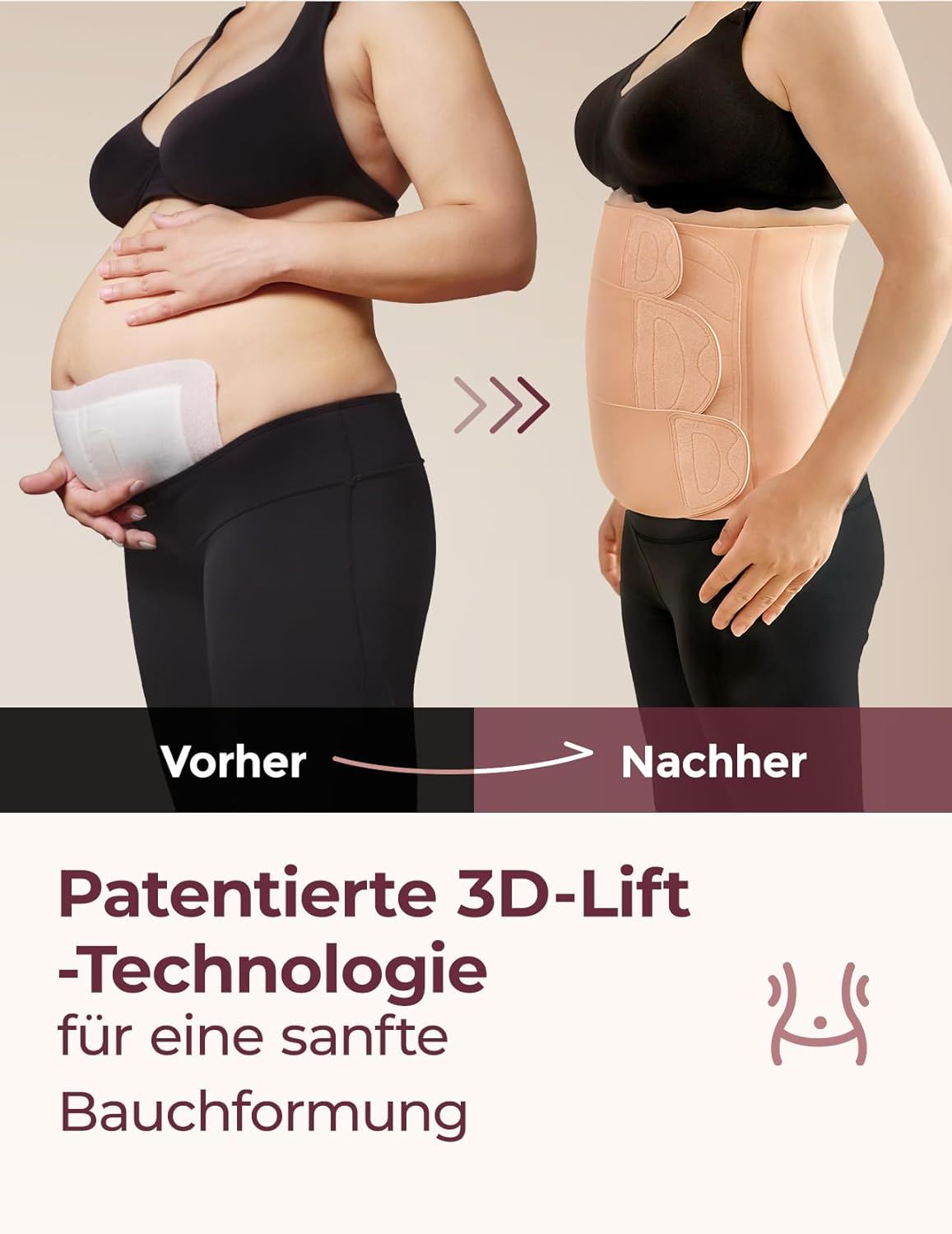 Fascia addominale post parto Momcozy Ergowrap