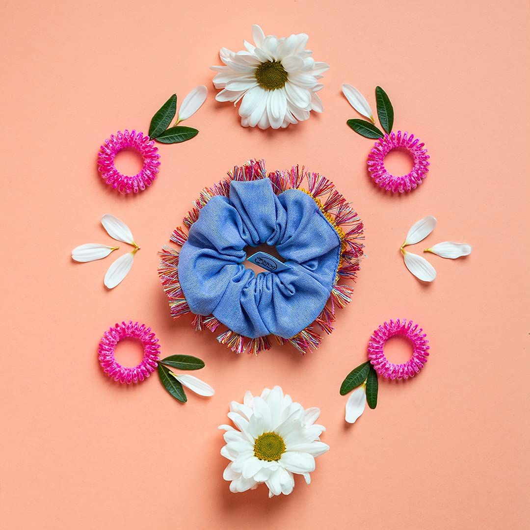 Scrunchie Flores & Bloom Hola Lola - Eleganza Colorata