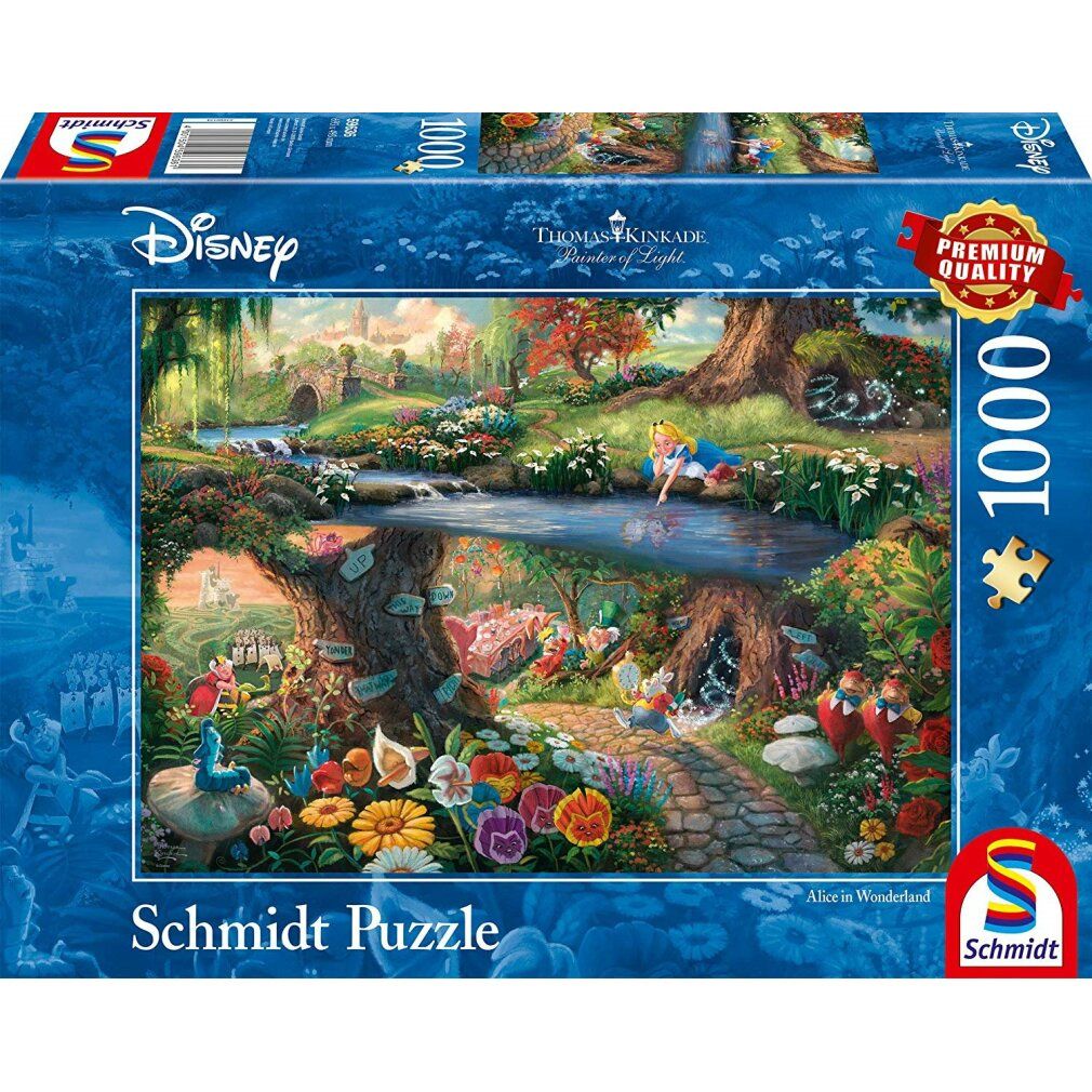 Thomas Kinkade: Pittore della Luce - Disney - Alice nel Paese delle Meraviglie (1000 pezzi)