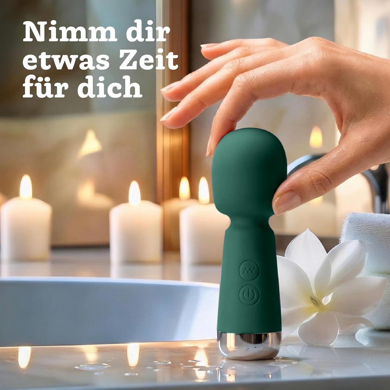Oliver James Bullet Mini Vibratore, colore verde
