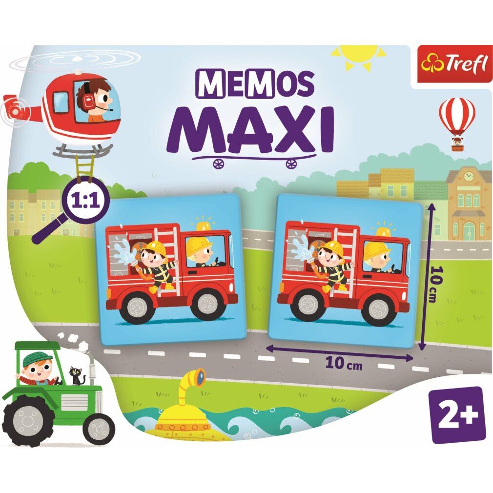 trefl Maxi Memory Game Vehicles