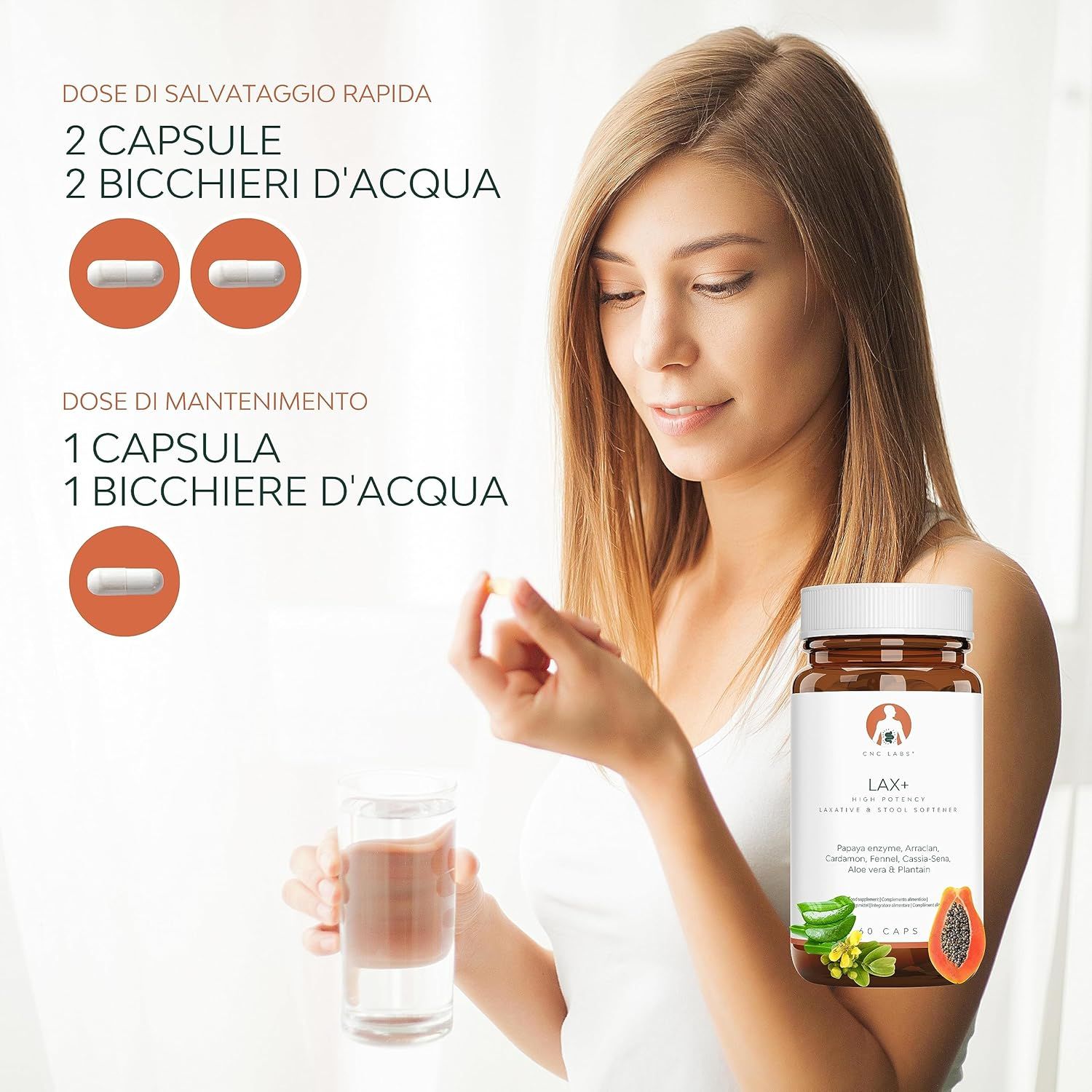 QSTA Lassativo ad azione rapida LAX+