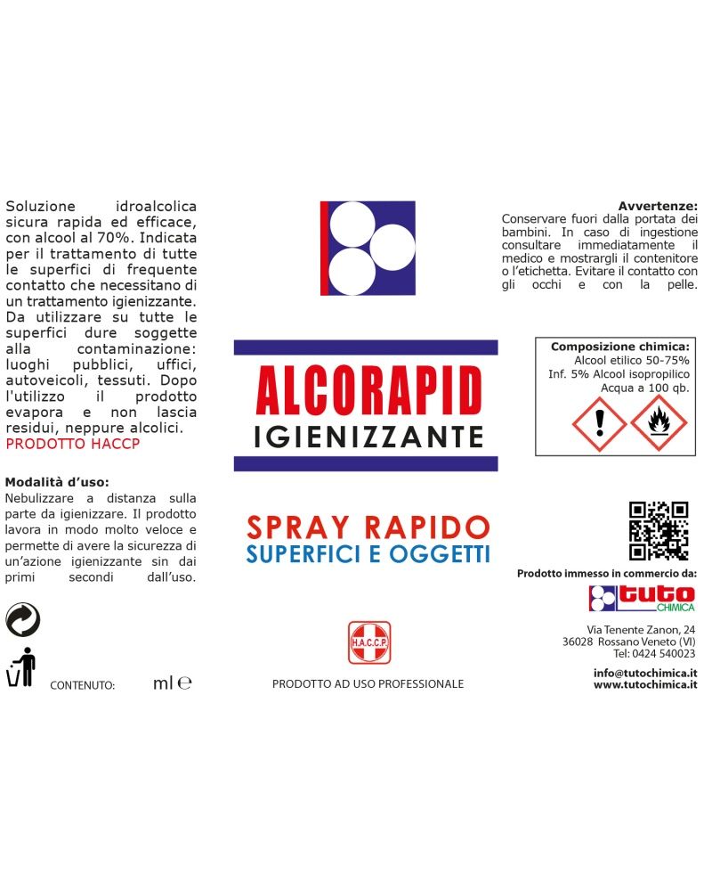 Alcorapid igienizzante rapido - Tuto