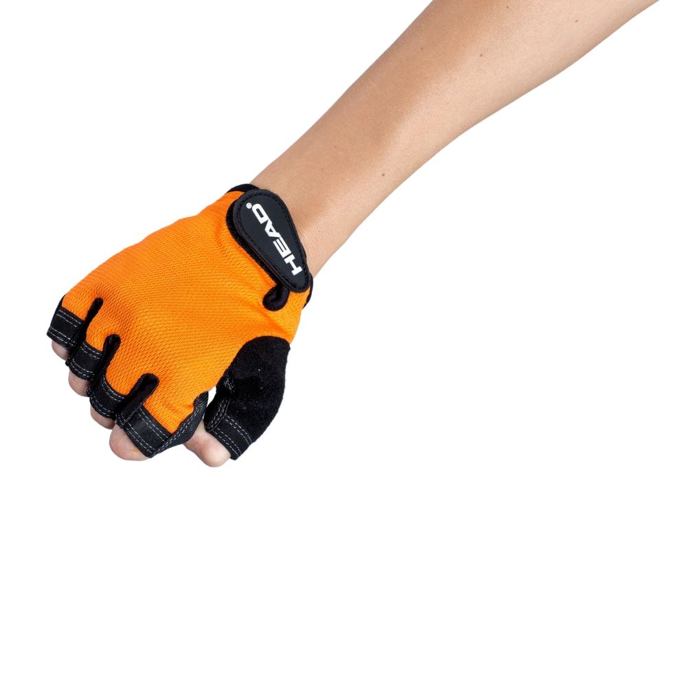 Guanti da Allenamento Traspiranti con Imbottitura - L - Arancione