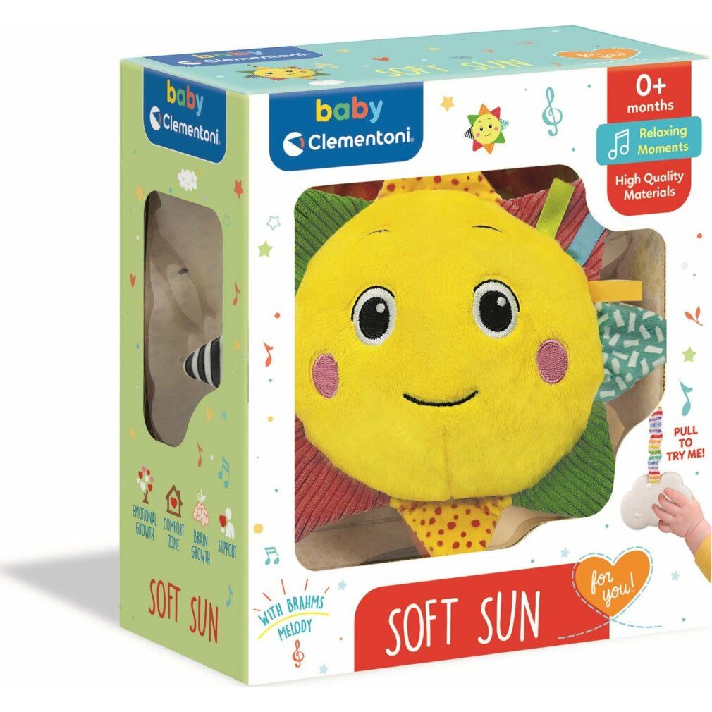 clementoni baby peluche con ninna nanna di Brahms