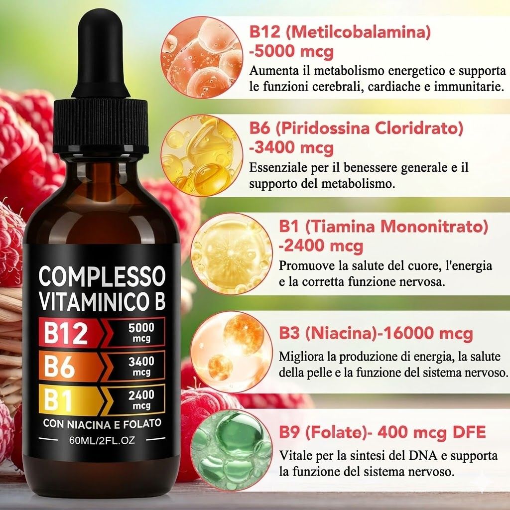 Zoxpm Gocce Complesso di Vitamina B