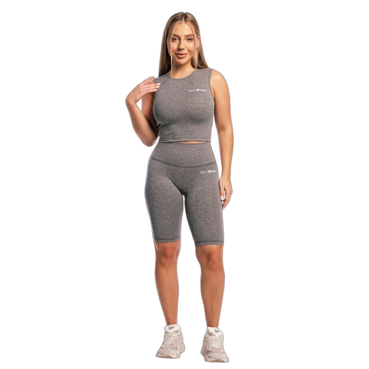 GymBeam Crop top donna Core Storm slim senza maniche