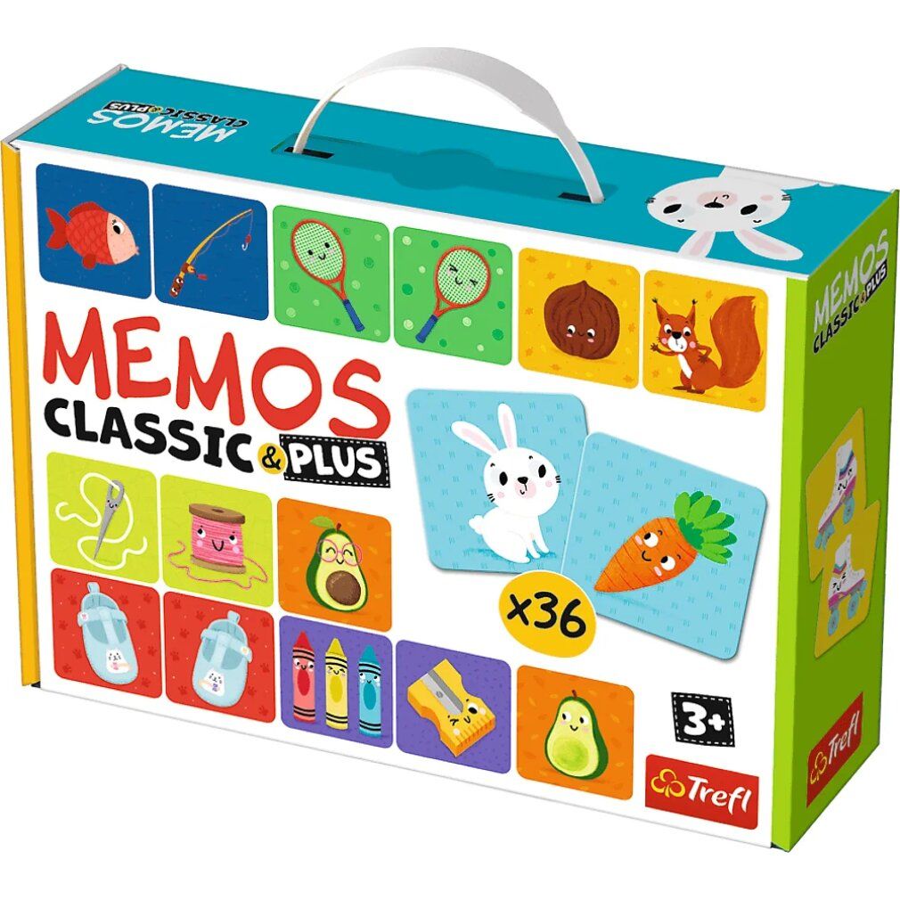 trefl Pexeso Classic & Plus Logical 3in1