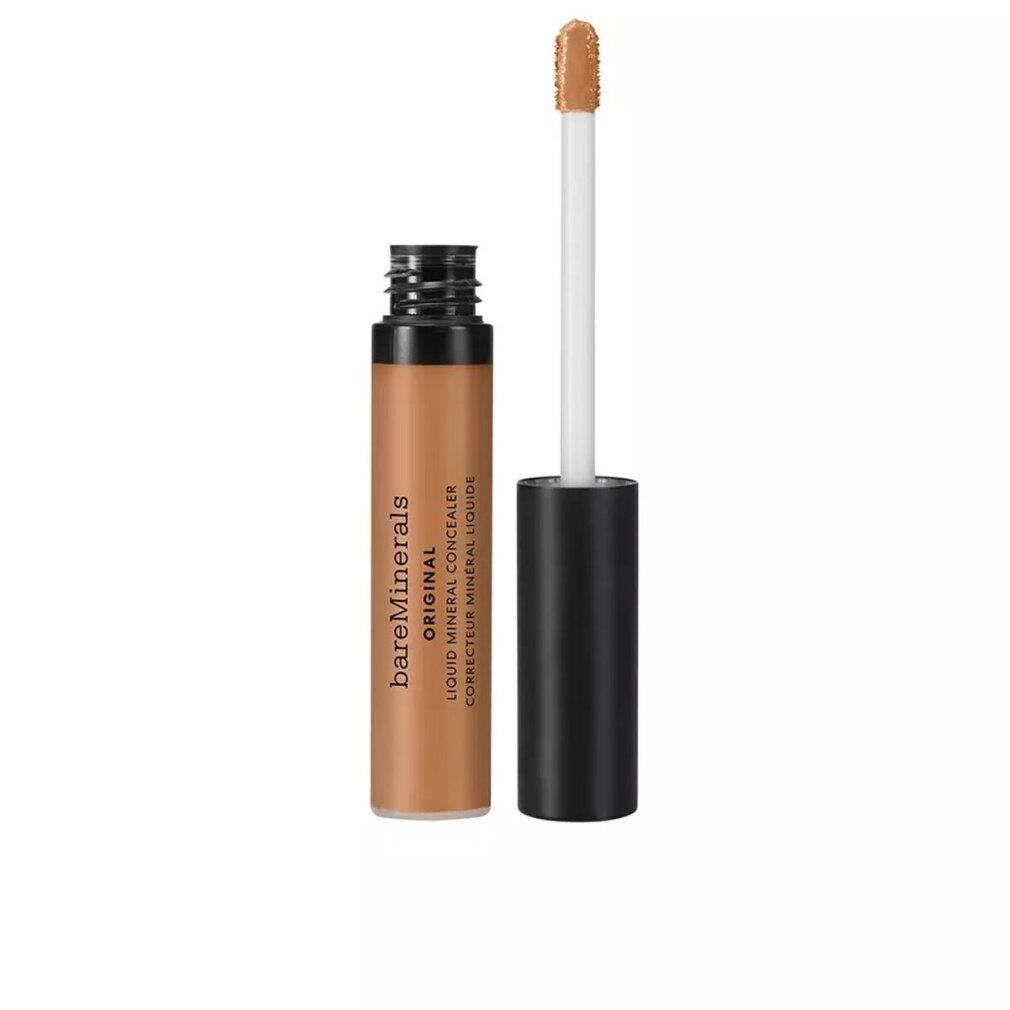 Correttore liquido Bareminerals Original. Flacone marrone con tappo nero e applicatore. Nome del prodotto e testo visibili.