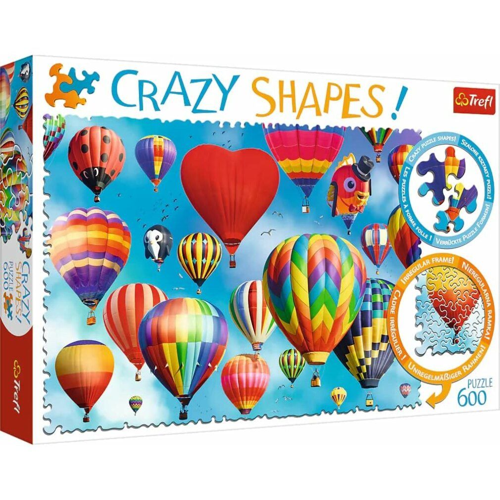 trefl Puzzle Crazy Shapes Palloncini colorati 600 pezzi