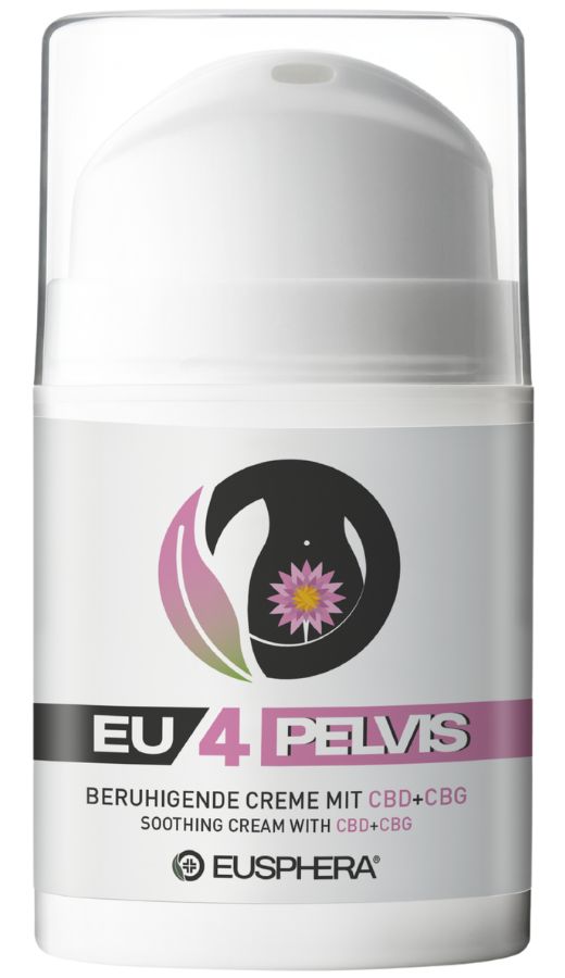 Crema per secchezza vaginale, prurito, vulvodinia e bruciore con CBD - Eusphera EU4PELVIS