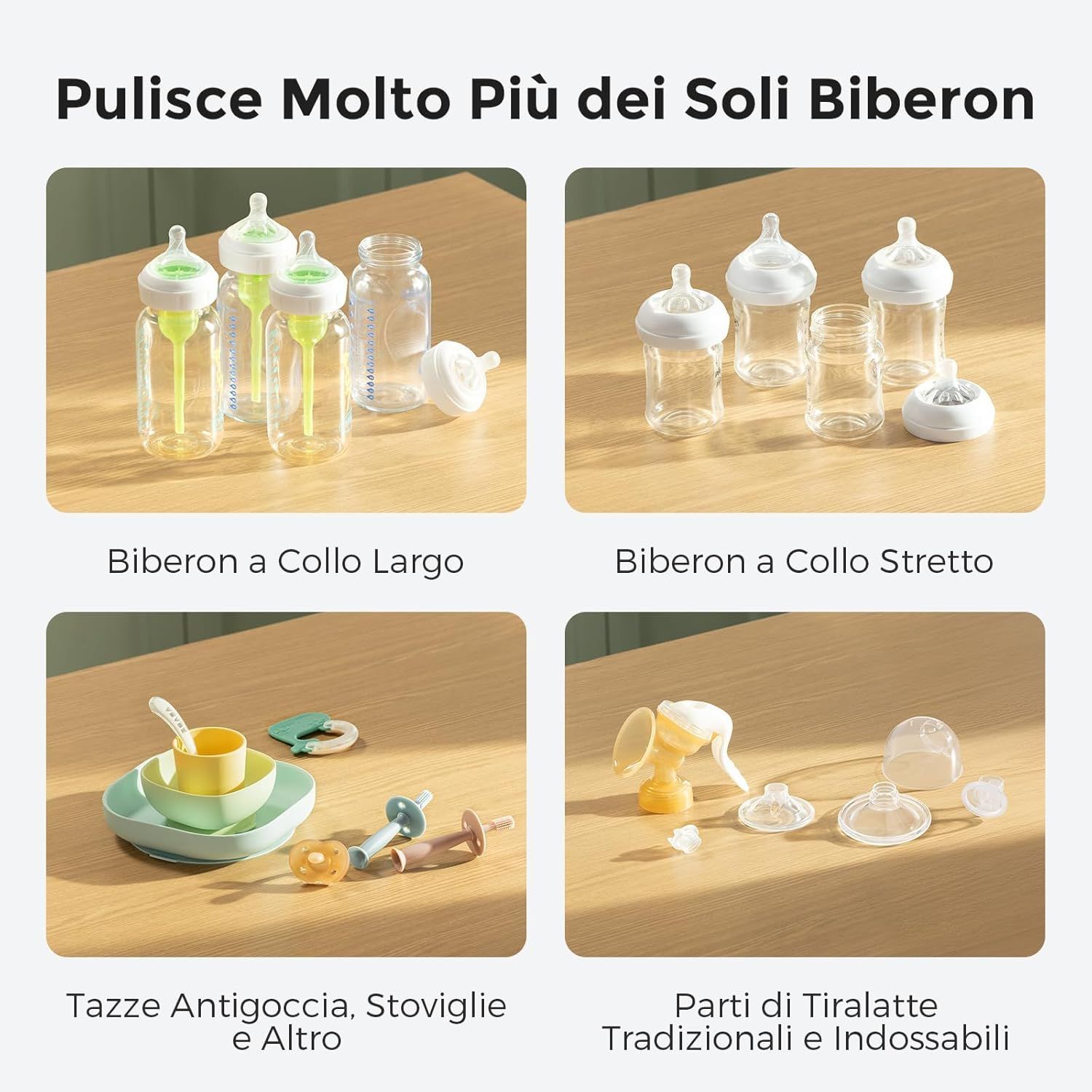 Lavabiberon tutto in uno Momcozy KleanPal Pro