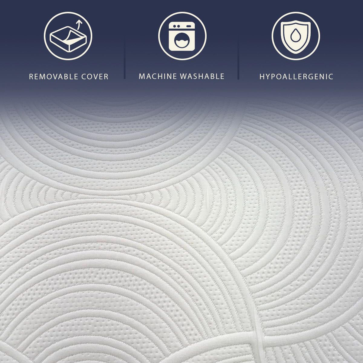 The White Stone Materasso 160x190 Molle e Memory Foam Alto 25 cm