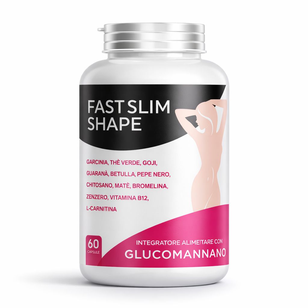 Glucomannano Integratore Controllo Peso con L-Carnitina e Garcinia Cambogia – Formula con Tè Verde,
