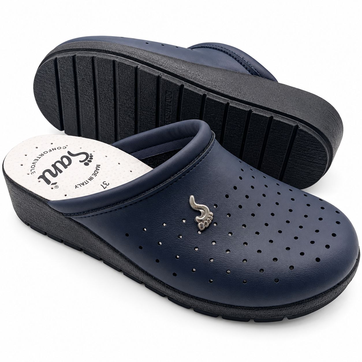 Sanì Ciabatte Sanitarie Anatomiche in pelle