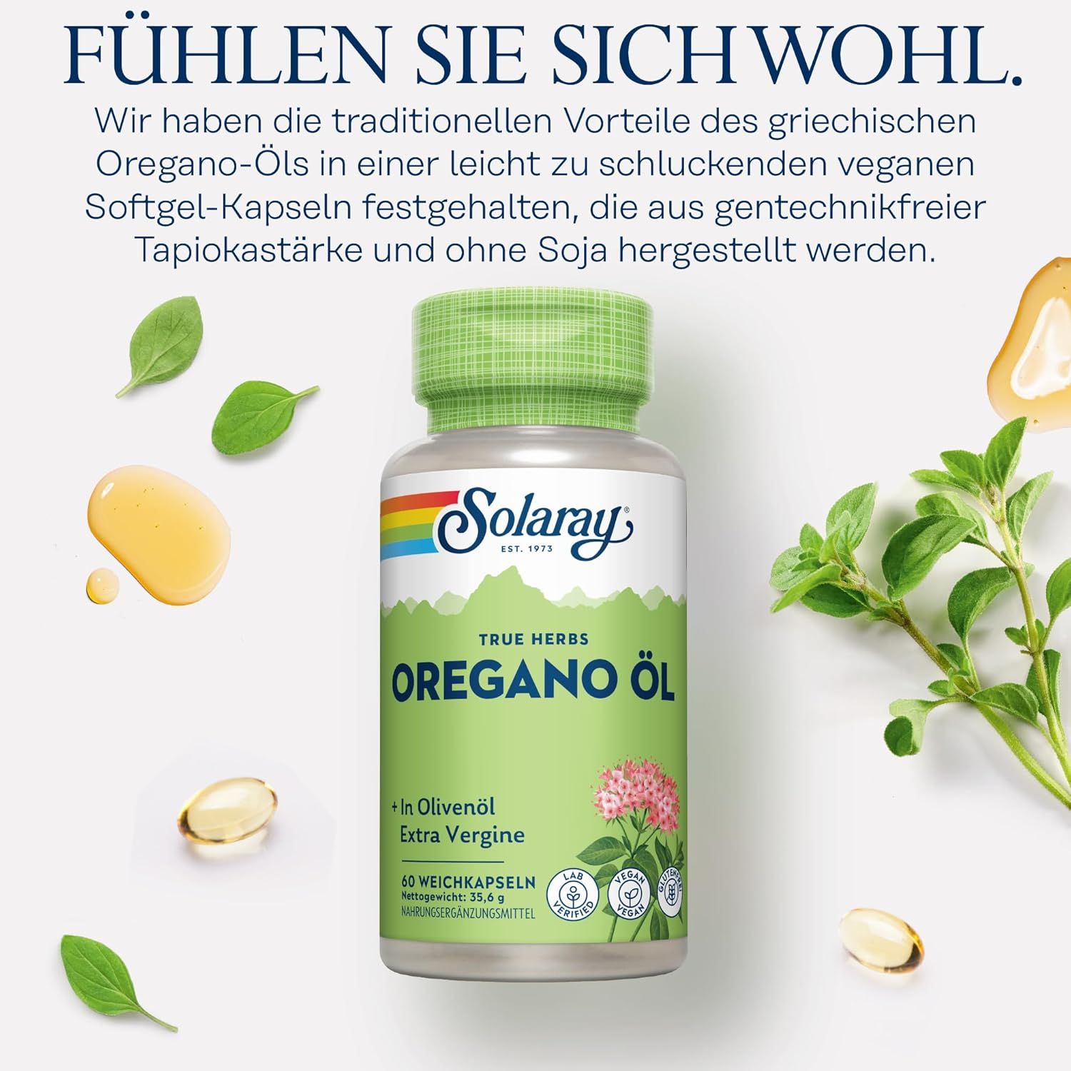 Solaray Softgel all’Olio di Origano