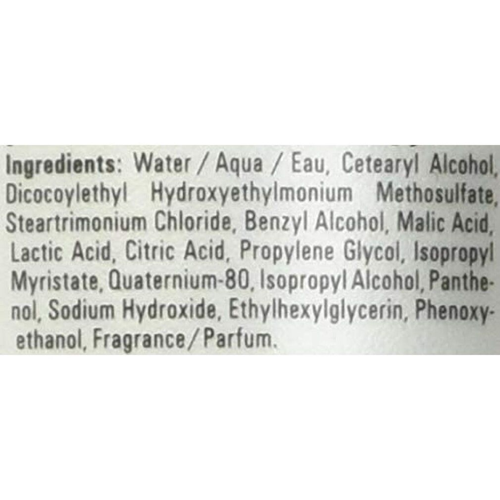 Testo su sfondo bianco. Elenco ingredienti: Acqua, Cetearyl Alcohol, etc.