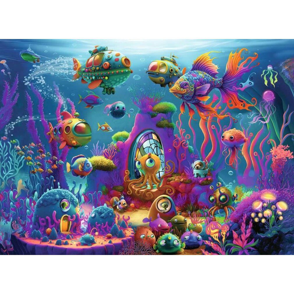 ravensburger Puzzle Alieni nell'oceano xxl 150 pezzi