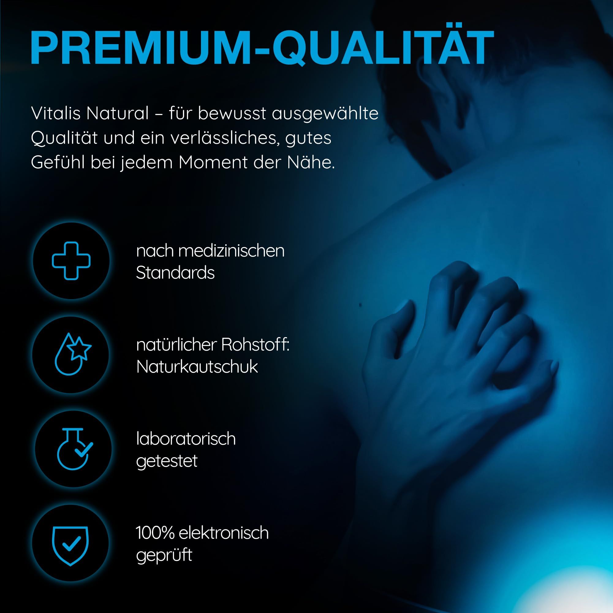 Vitalis PREMIUM Natural: Standard medici, lattice naturale, testato in laboratorio.