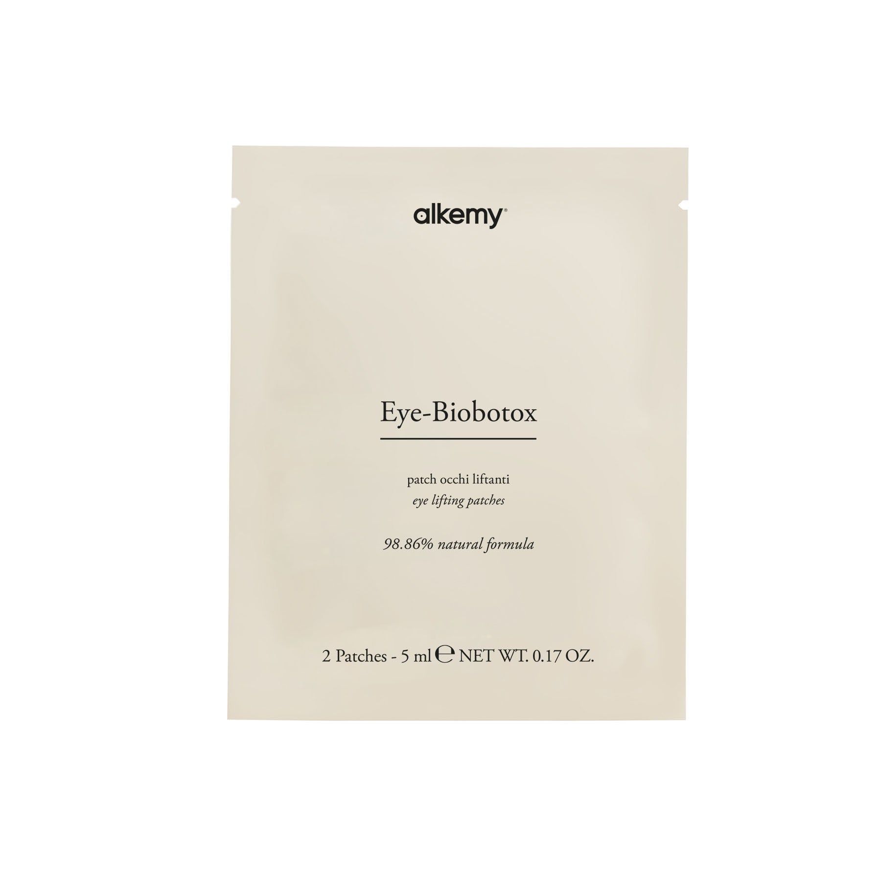 Patch occhi liftanti Allemy Eye-Biobotox, 2 x 5 ml.