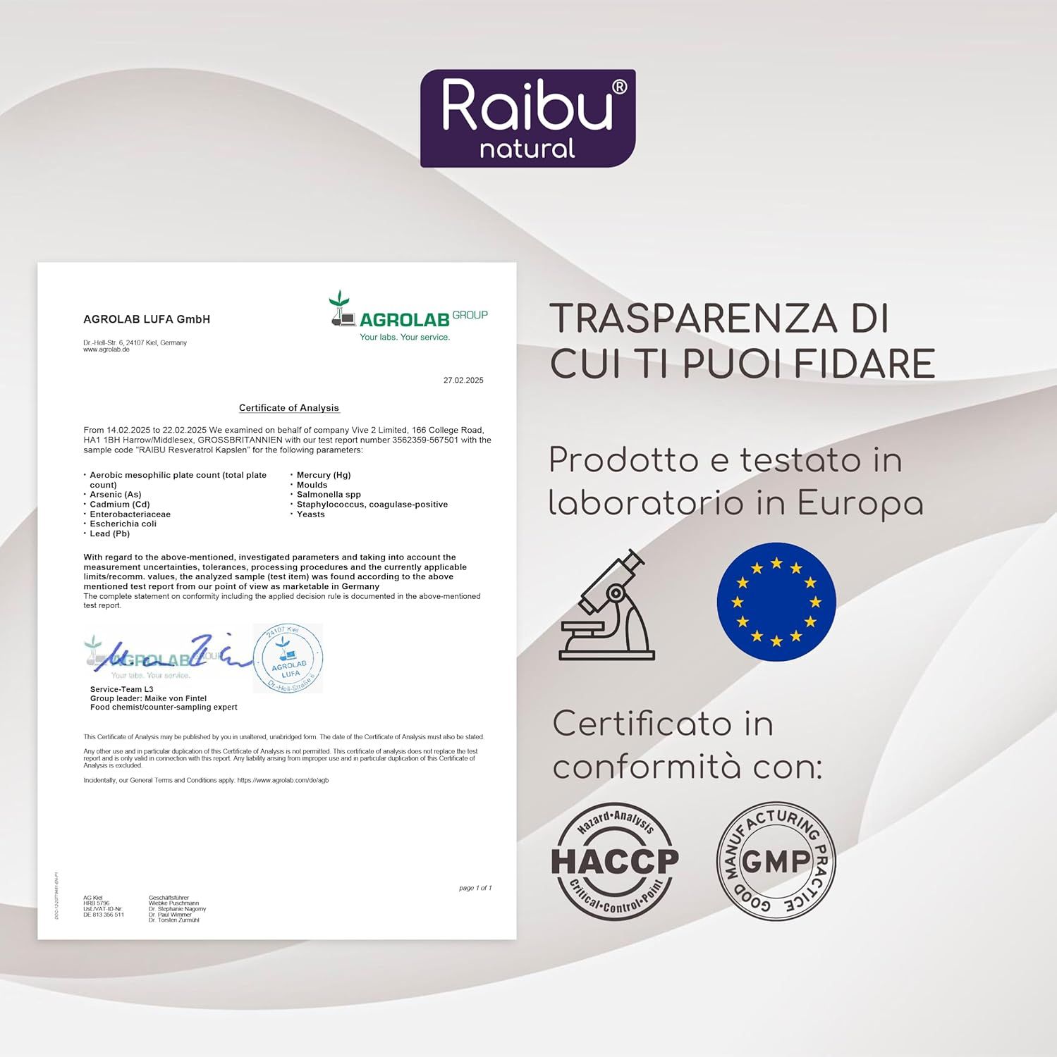 Resveratrolo Capsule 525 mg Alta Potenza - RAIBU