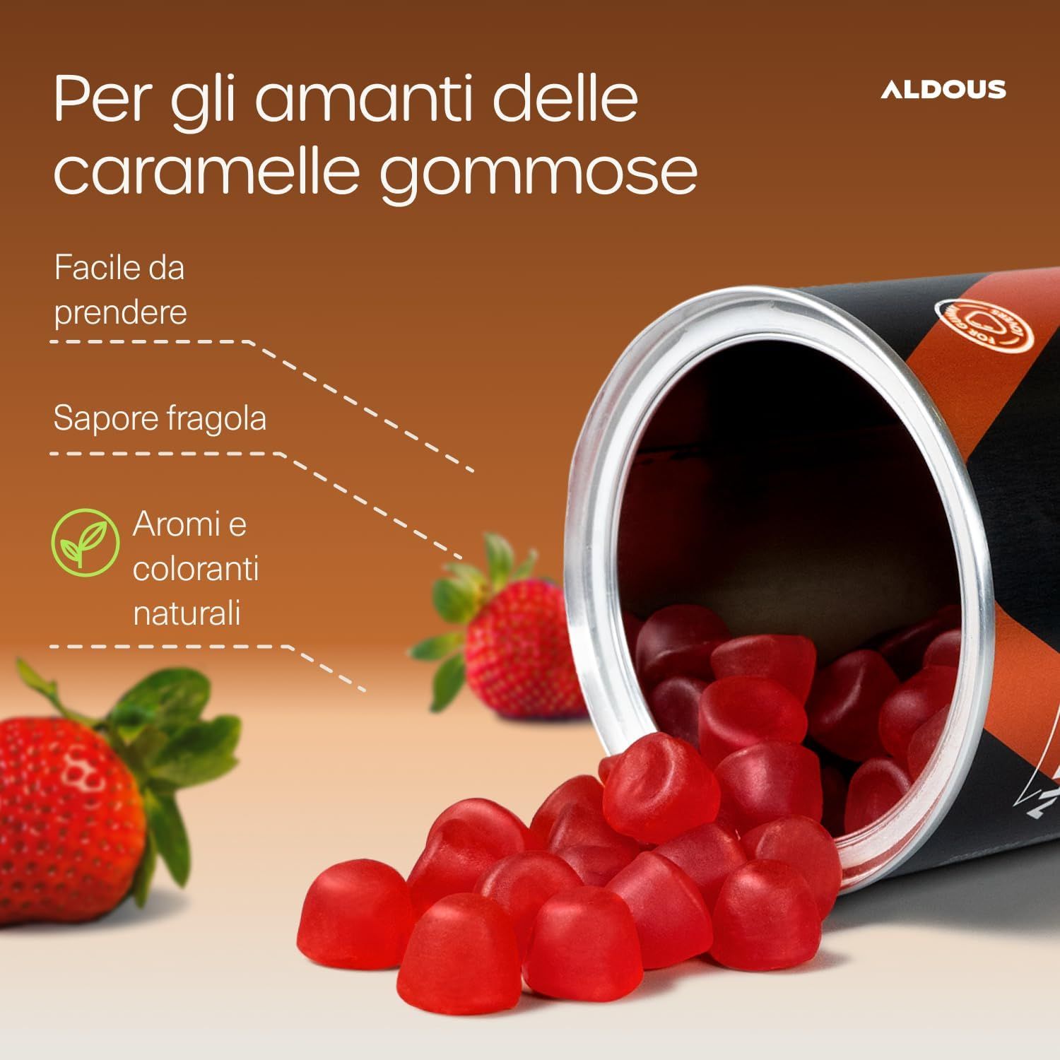 Aldous Gummies Multivitaminiche per Bambini