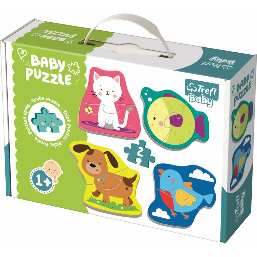 trefl Baby puzzle animals 4x2 parti