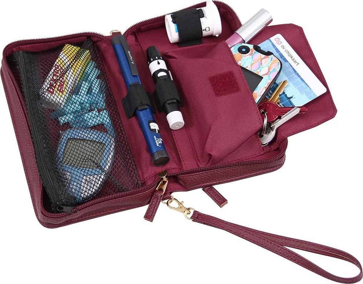 Combi Clutch - custodia per insulina e accessori - rossa
