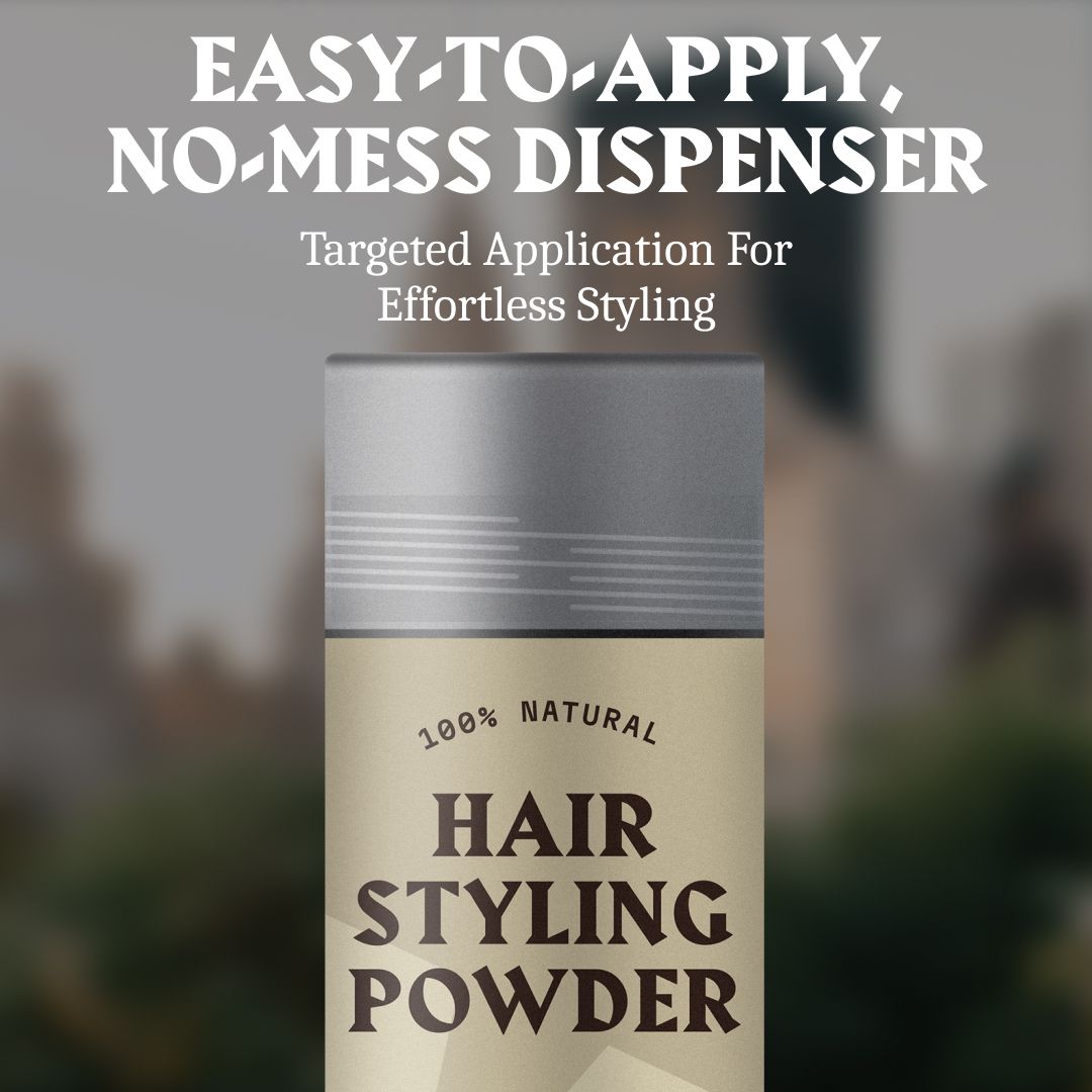 Flacone di polvere per capelli, 100% naturale, tenuta forte, vaniglia.