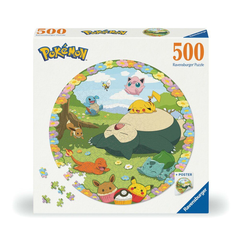 Ravensburger - Puzzle Blühende Pokémon 500p