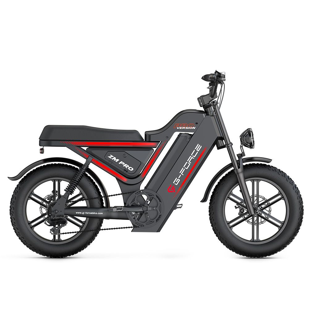 G-FORCE ZM PRO Mountain bike elettrica con batteria da 52V 40AH e doppia sospensione