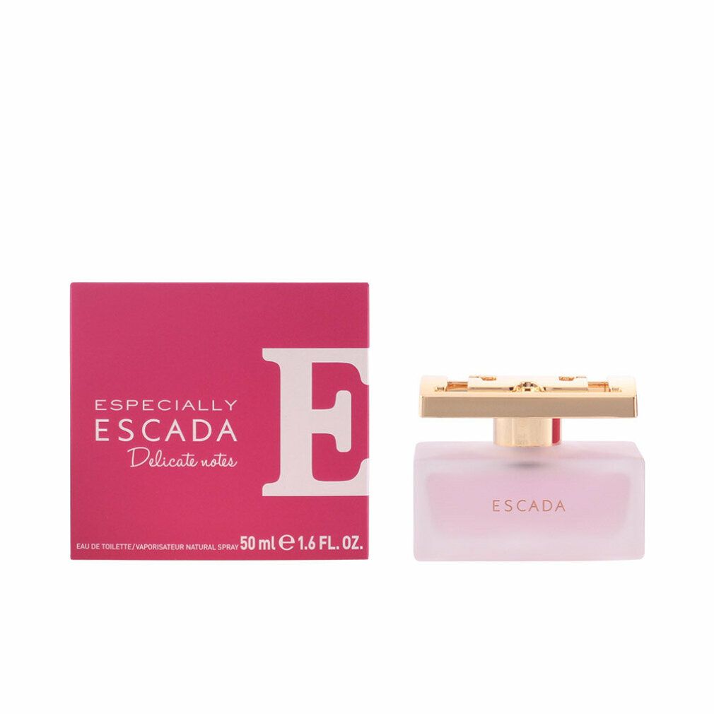 Flacone di profumo e confezione. Flacone rettangolare, smerigliato, rosa. Tappo dorato. Confezione rosa con scritta.