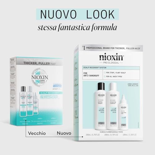 Nioxin Scalp Recovery - Kit Antiforfora - Cuoio Capelluto Secco e Pruriginoso 3 U