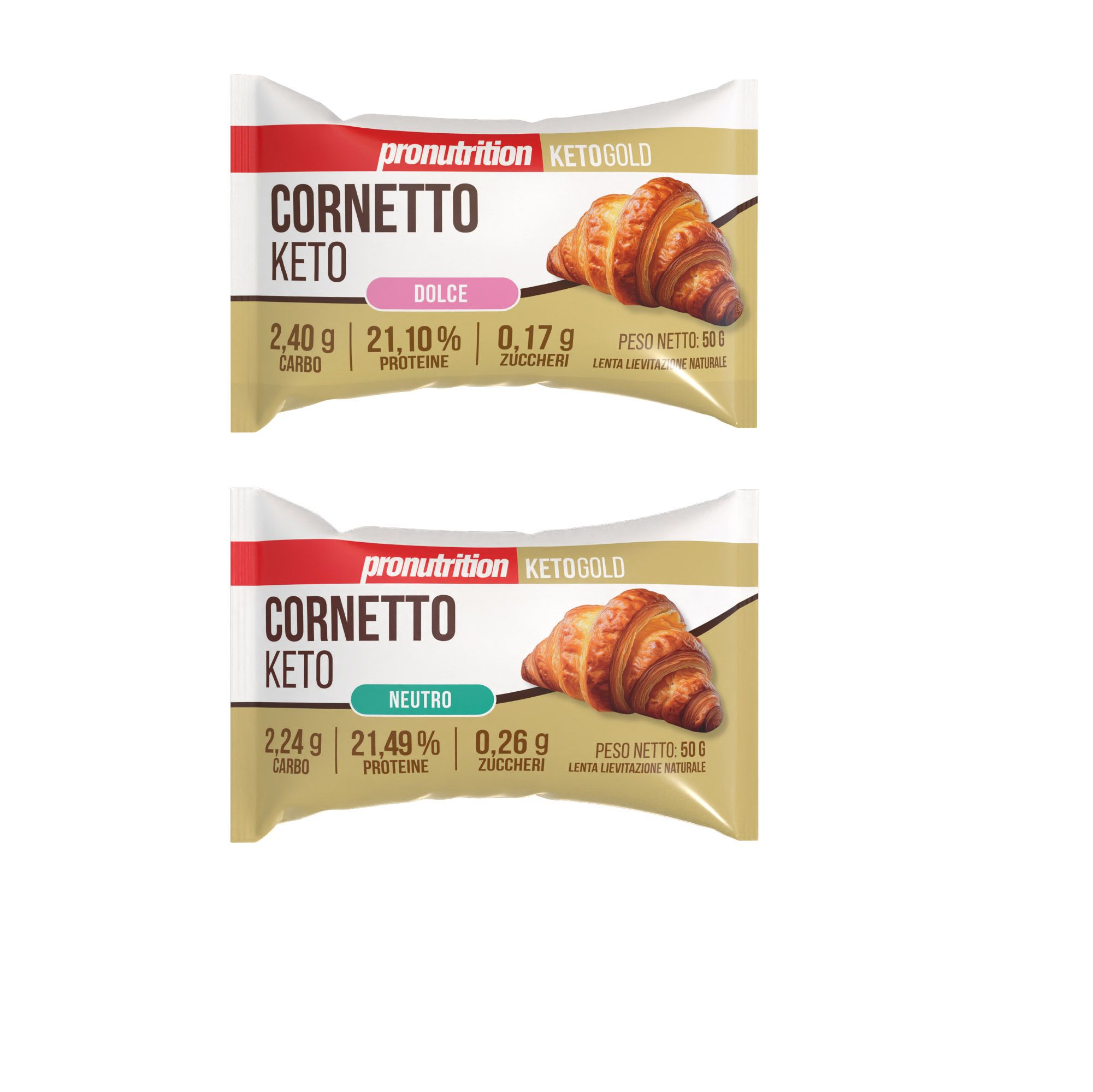 Pro Nutrition Cornetto Keto (5 x 50 g) cornetto keto low carb Made in Italy