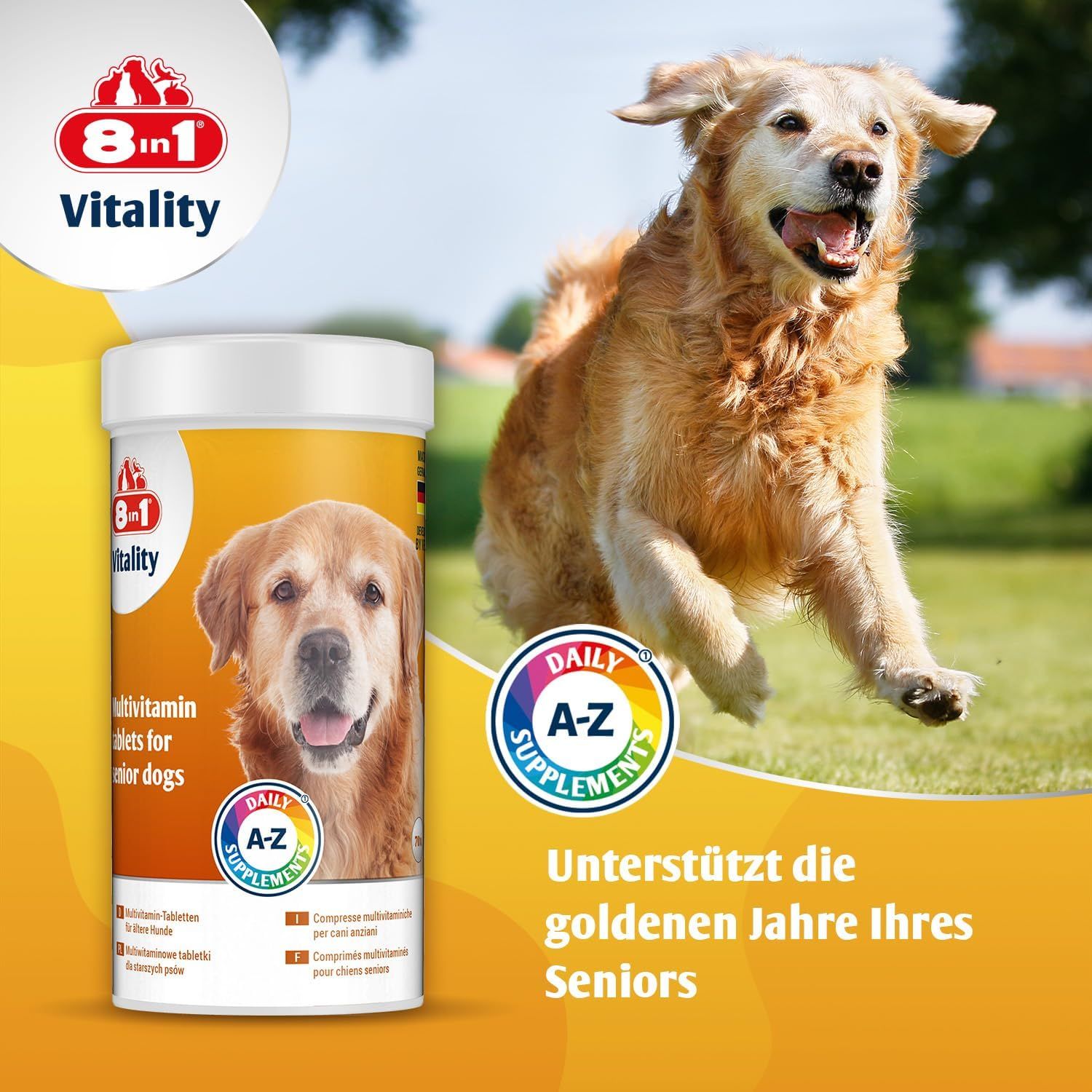 8in1 Compresse Multivitaminiche Senior