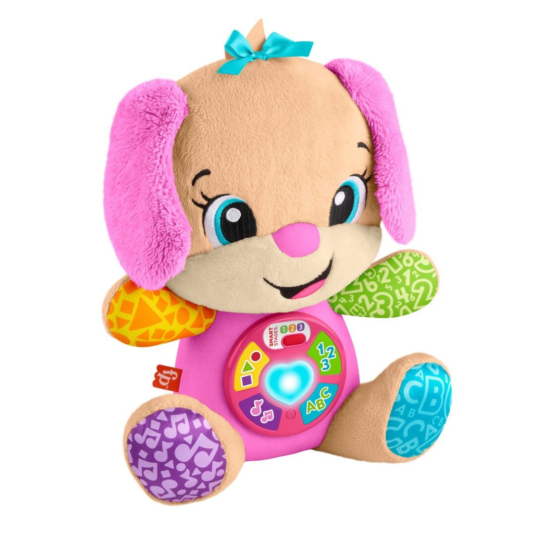 Mattel Fisher-Price, divertimento di apprendimento Smart Stages Amico cane di peluche per bambini, g