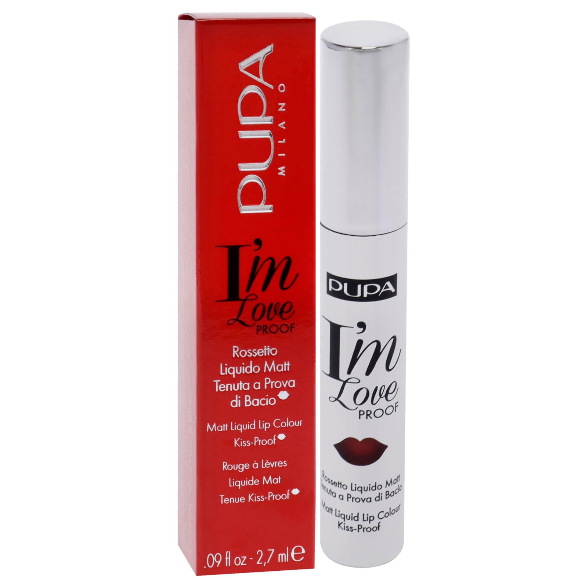 Pupa I'M Loverproof Rossetto Liquido Opaco 27 Ml 010 Rosso Fuoco