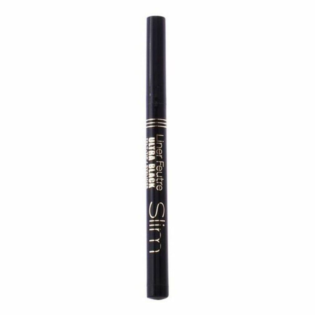 Eyeliner nero con scritta "Liner Feutre Ultra Black Slim".