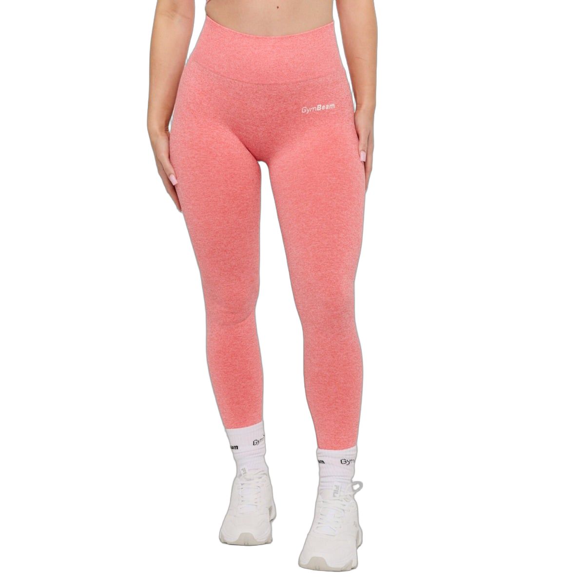 GymBeam Leggings donna FLO a vita alta senza cuciture Coral
