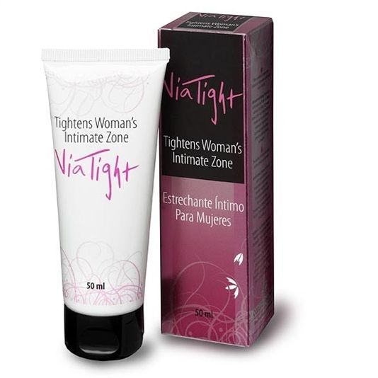 Gel intimo rassodante per donne in tubo con scatola. Marca: Via Tight.