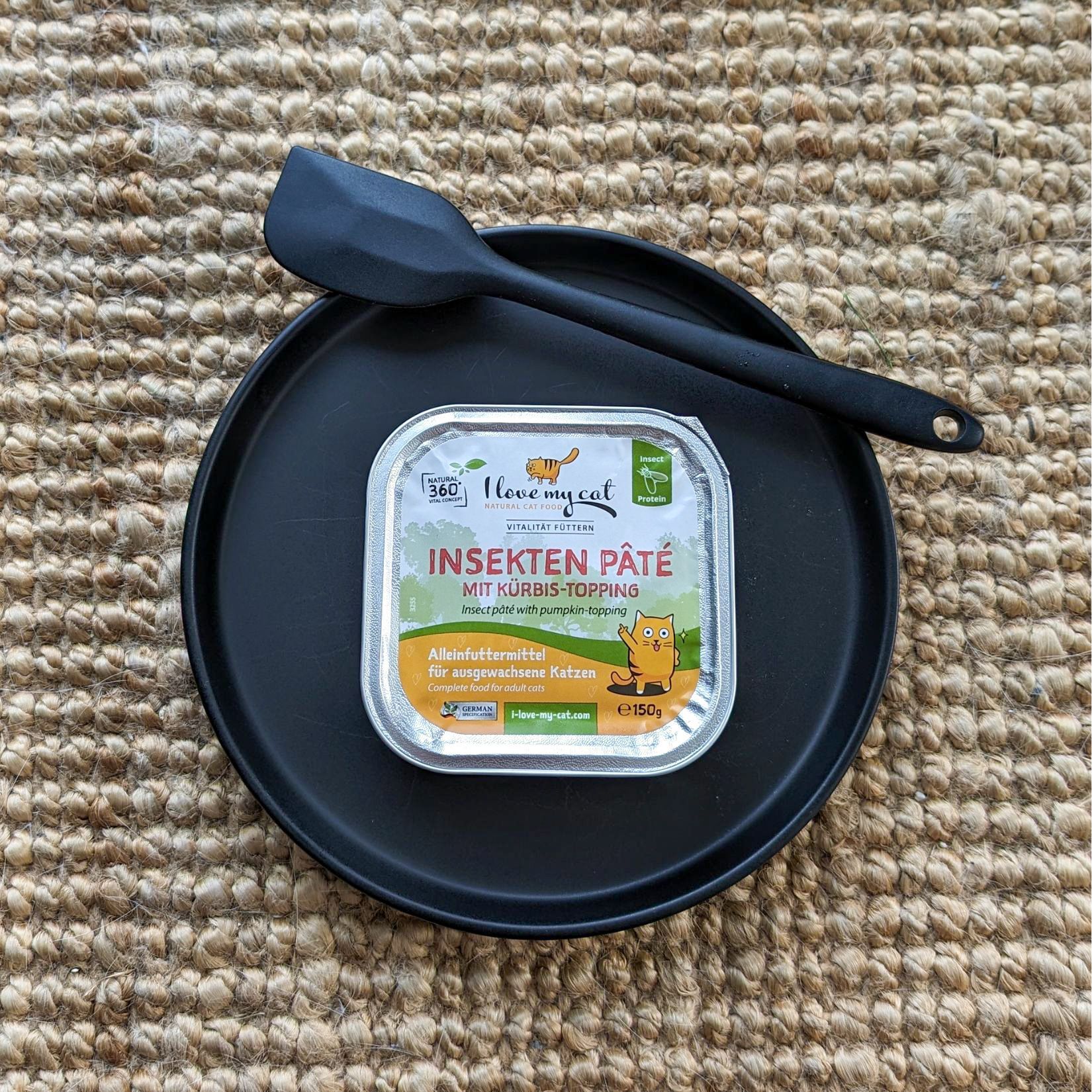 I love my cat Paté di insetti con topping di zucca