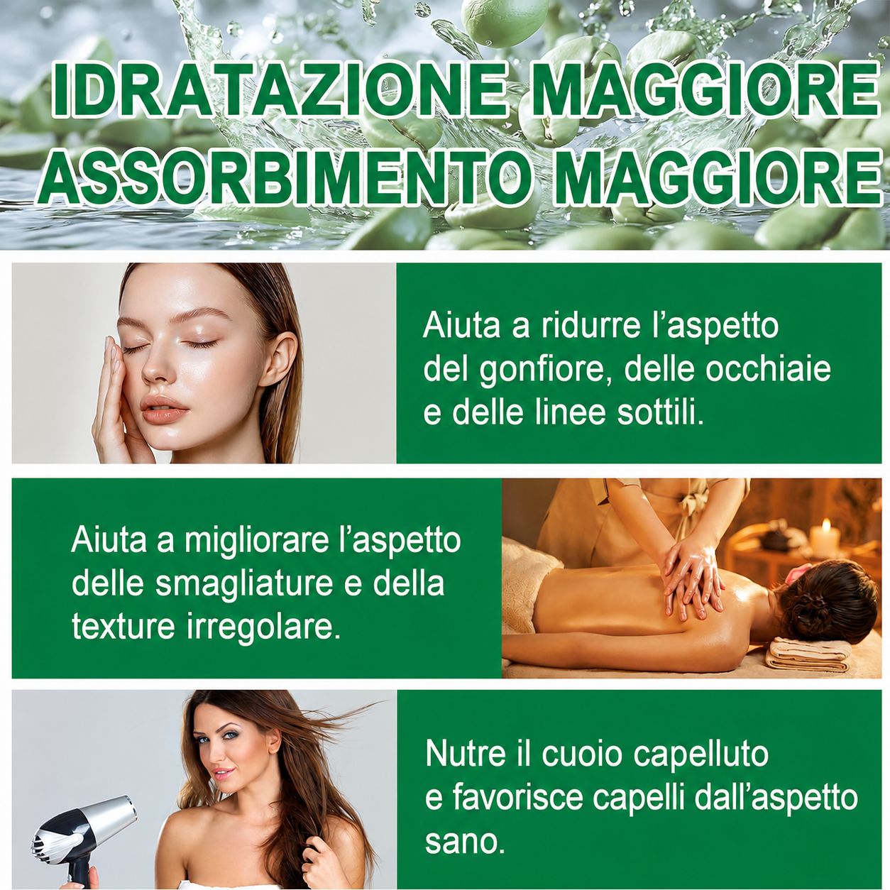 Abodiuss olio di caffè per il viso – contro le rughe per viso, corpo e capelli