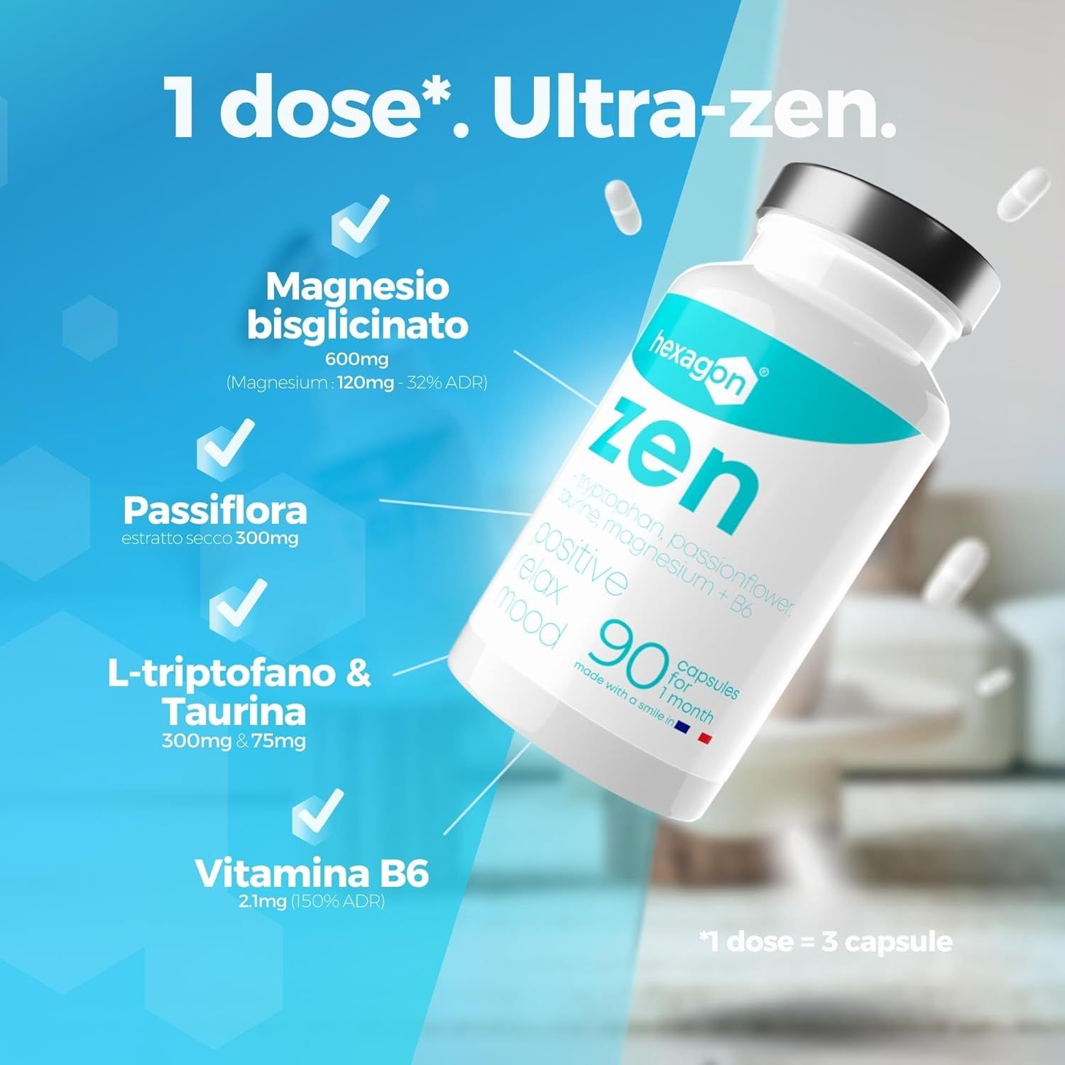 Hexagon ZEN - Capsula Anti-Stress