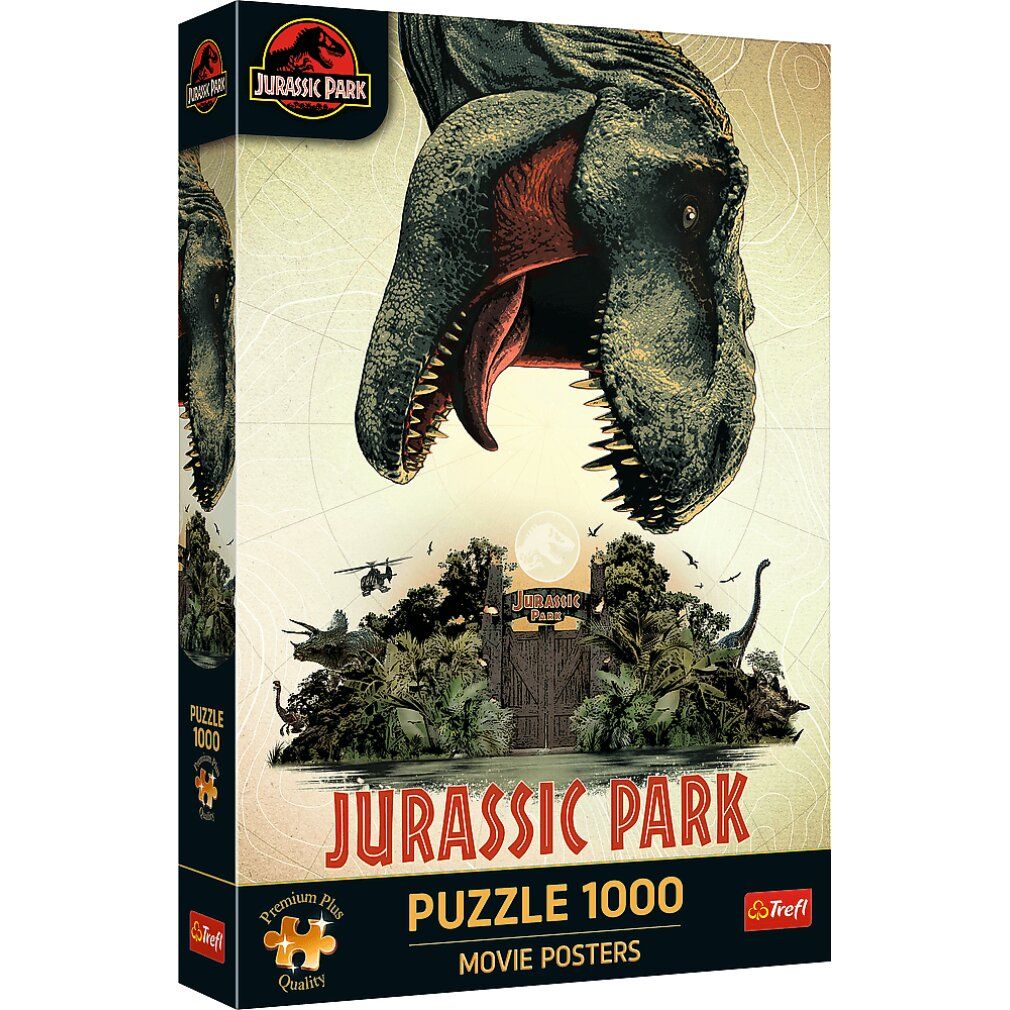 trefl Puzzle Premium Plus Jurassic Park: poster del film 1000 pezzi