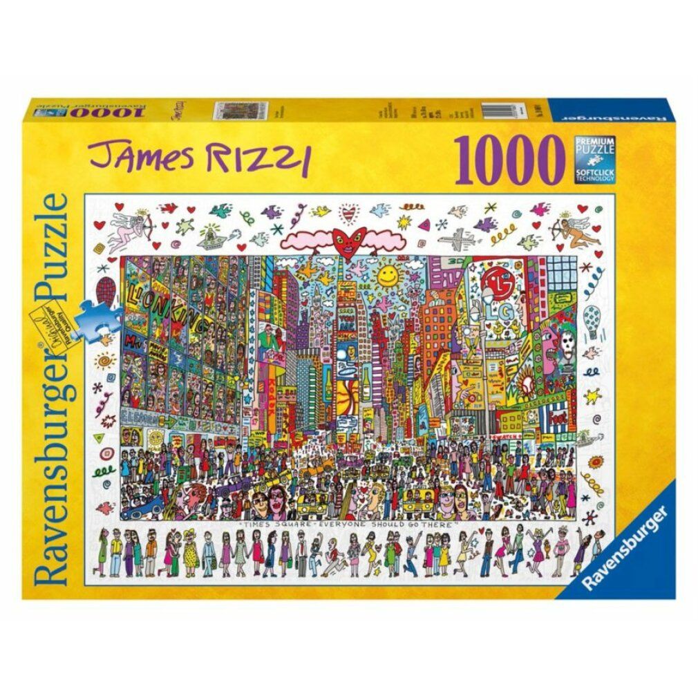 Puzzle ravensburger Times Square - Tutti dovrebbero andarci 1000 pezzi