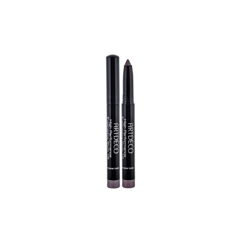 Artdeco High Performance Eyeshadow Stylo. Due matite, una con cappuccio. Nome e logo visibili.