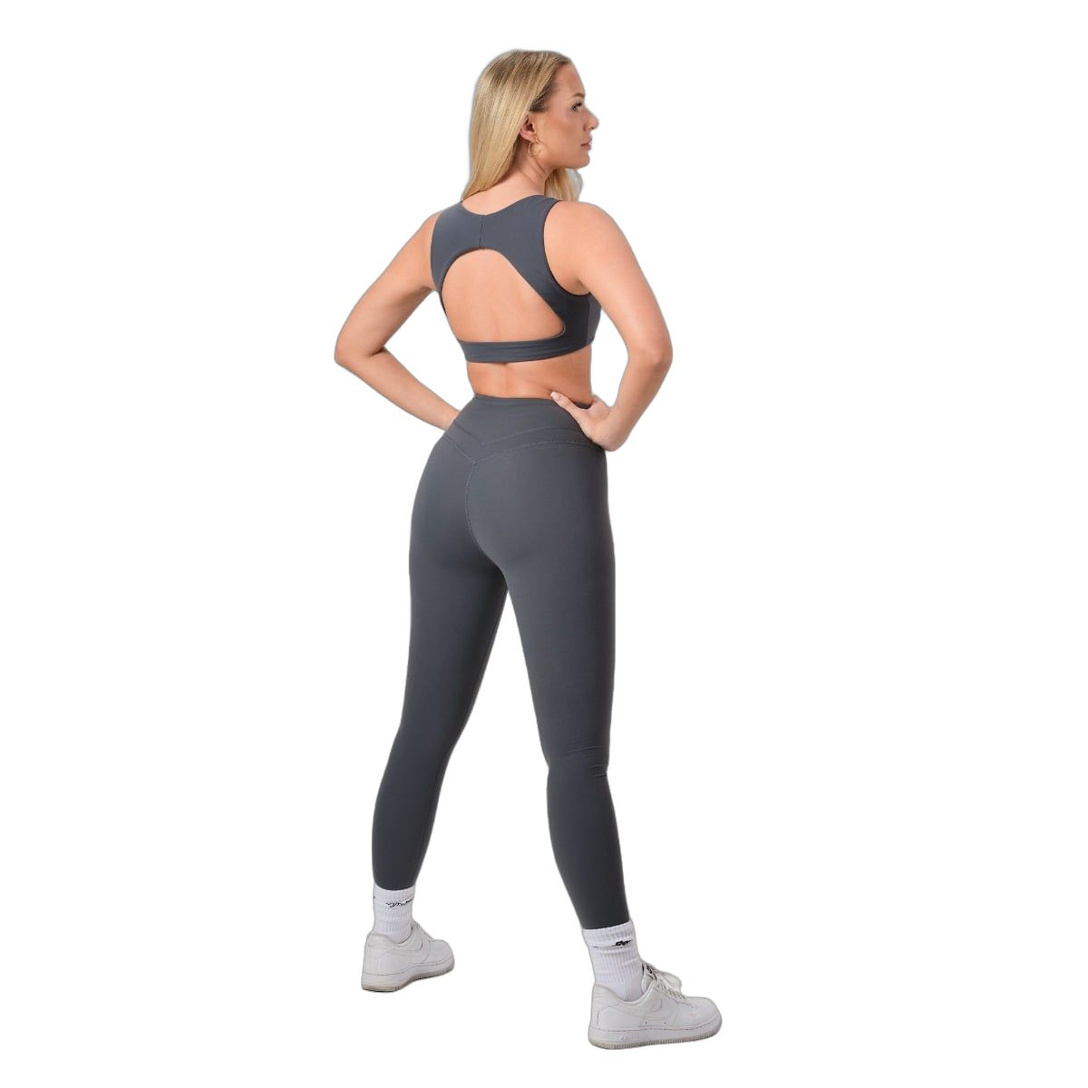 GymBeam Reggiseno sportivo donna NEO Iron con apertura sulla schiena